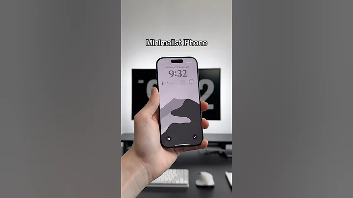 My minimalist iPhone for productivity. #minimalist #productivity #homescreen thumbnail