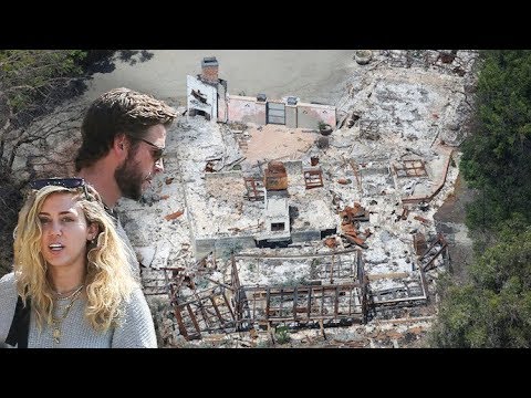 celebrity mansions What Are Miley Cyrus And Liam Hemsworth Waiting On To Clean Up Their Mess?!?