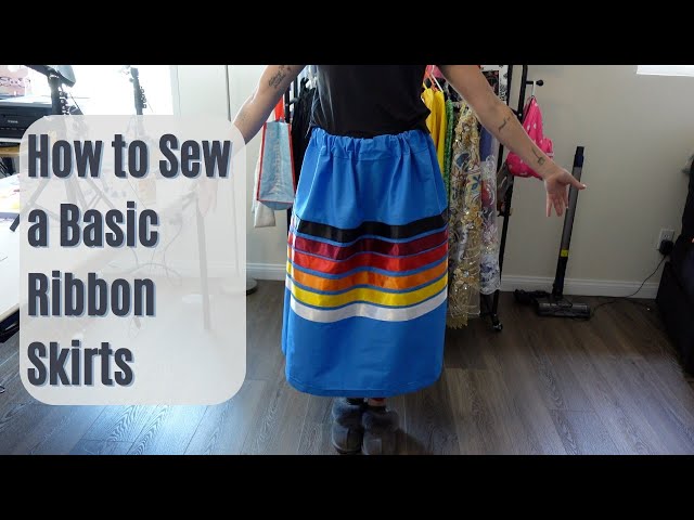 【すぐにお届け!】AMBUSH RIBBON SKIRT SETUP How to Sew a Basic Ribbon Skirt! - YouTube