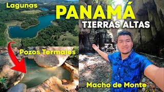 🏔Visité 3 LUGARES ASOMBROSOS en Tierras Altas - PANAMÁ  🇵🇦| Cañon, Pozos Termales, y Lagunas