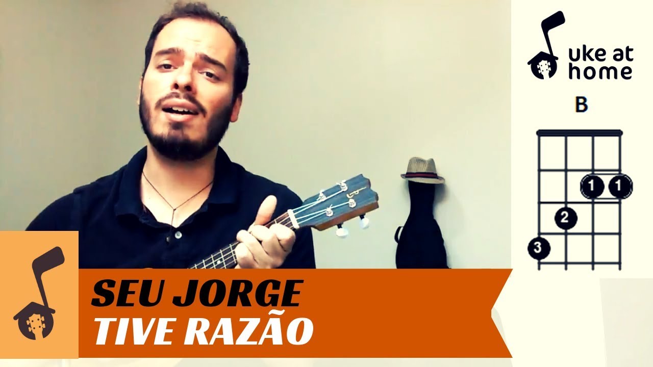 Seu Jorge - Tive Razão | Ukulele tutorial
