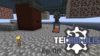 Techopolis Ep 8 Making plates and Infinite Lava!