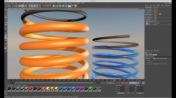 How to make Ring using Sweap Nurbs, Helix, Circle in Cinema 4d Tutorial