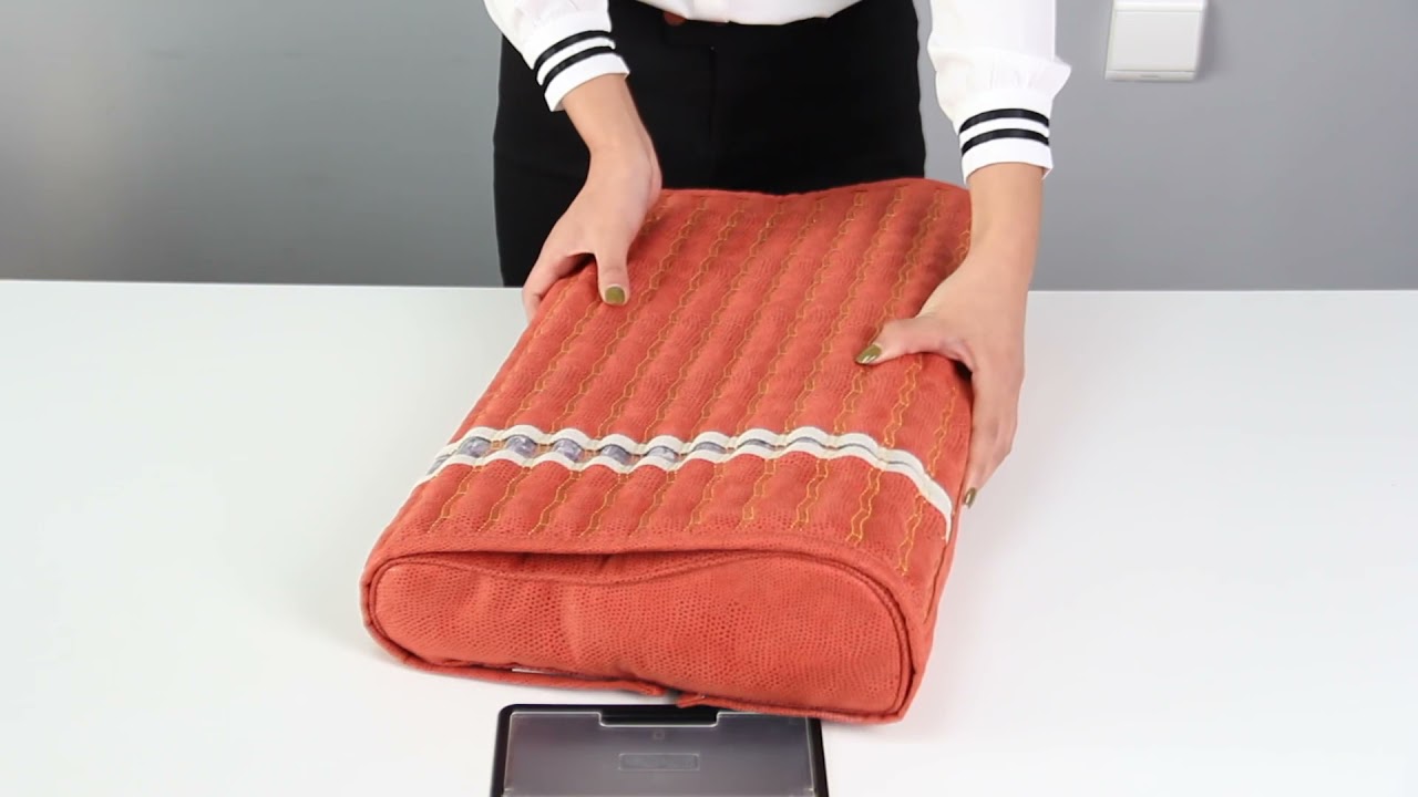 Review of MediCrystal Red-Brown Infrared Amethyst Tourmaline Pillow in B-Shape