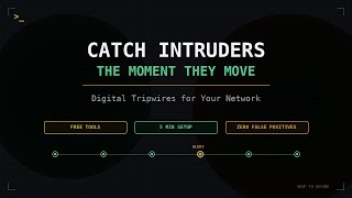 Digital Tripwires: Know When a Hacker is Inside - Canary Tokens