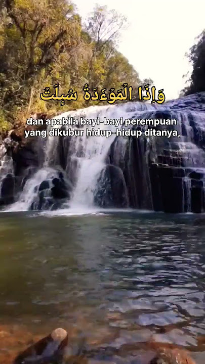 Firman ﷲ QS. At-Takwir. ayat 5,6,7,8,9,27,28 qori KH Muammar ZA. #alquran #youtubeshorts  #youtube