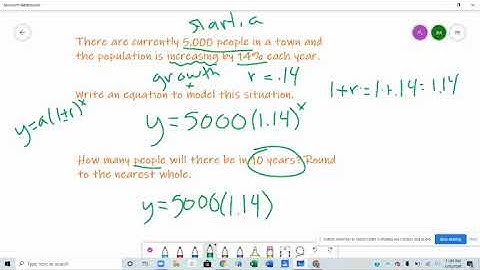 Exponential Word Problems part 1