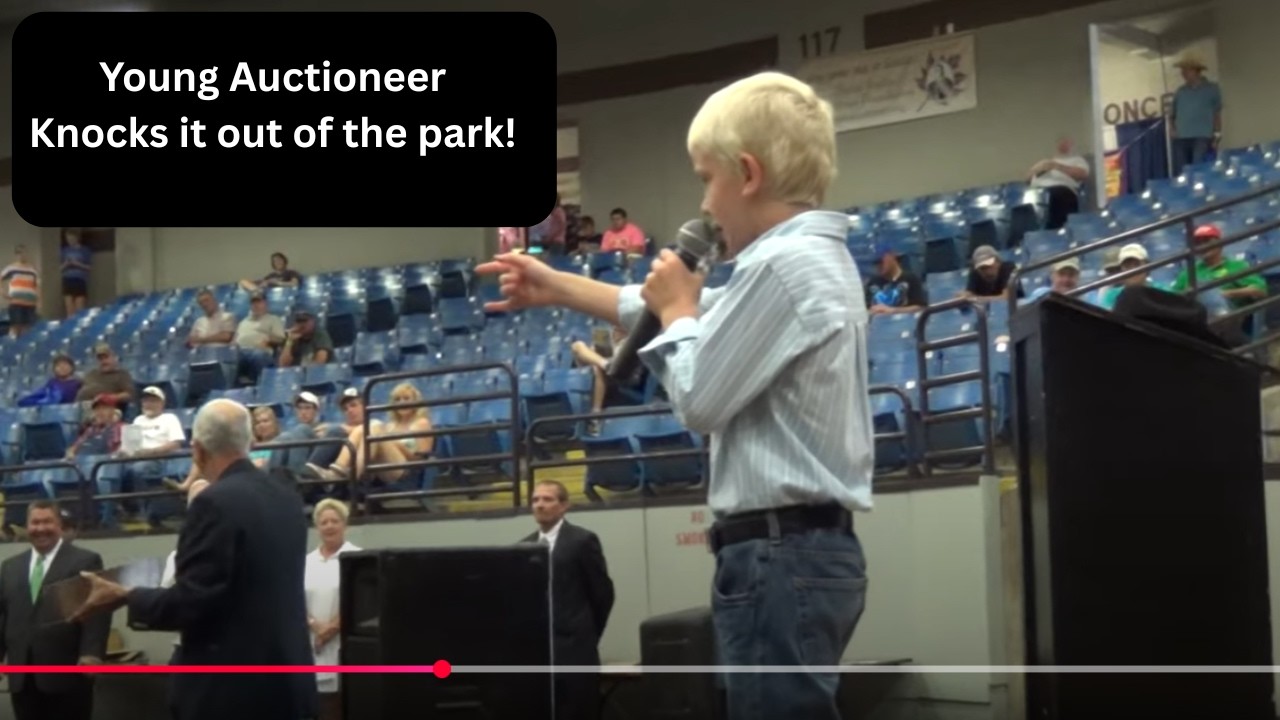 Young auctioneer Jessie Garber AMAZING! #auctioneer #auction #auction
