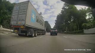 KEY 240603 090305 008534F YP9792H white lorry fail to keep left highbeam when overtaken