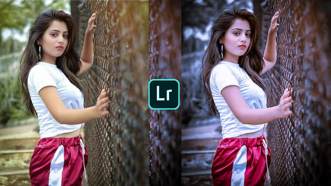 Blue and Black tone Lightroom photo editing tutorial in mobile||preset download free||