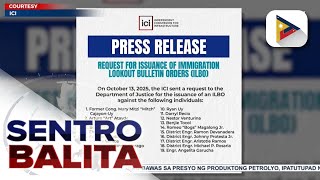 Ici, Inilabas Ang Kanilang Accomplishment Report Sa Ginagawang Imbestigasyon Sa Maanomalyang...