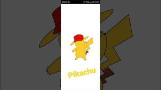 Draw pokemon world star Pikachu in python turtle