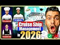 Cruise Ship Management Course in 2026 worth it✅or Not❌?😱| Cruise Ship career Opportunities in future