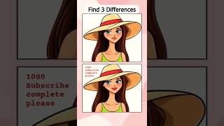 Challenge Your Eyes! Find 3 Differences in This Picture Puzzle!#puzzle #viralvideo