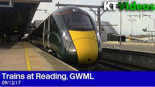 Trains at Reading, GWML - 09/12/17