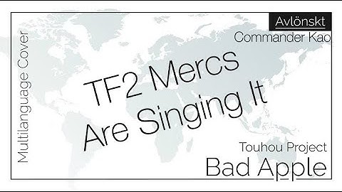 Bad Apple Multilanguage Cover but TF2 mercs sing it (AI Cover)