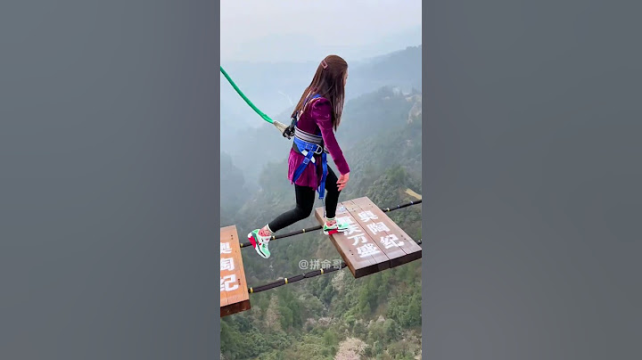 Bungee Jumping With Rope In Beautiful Place:Asmr Bungee Jumping