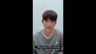 [ GOT7 EDM Wsih Day ] Jinyoung to Karime