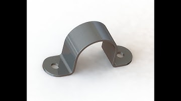 How To create U Bracket | Solidworks