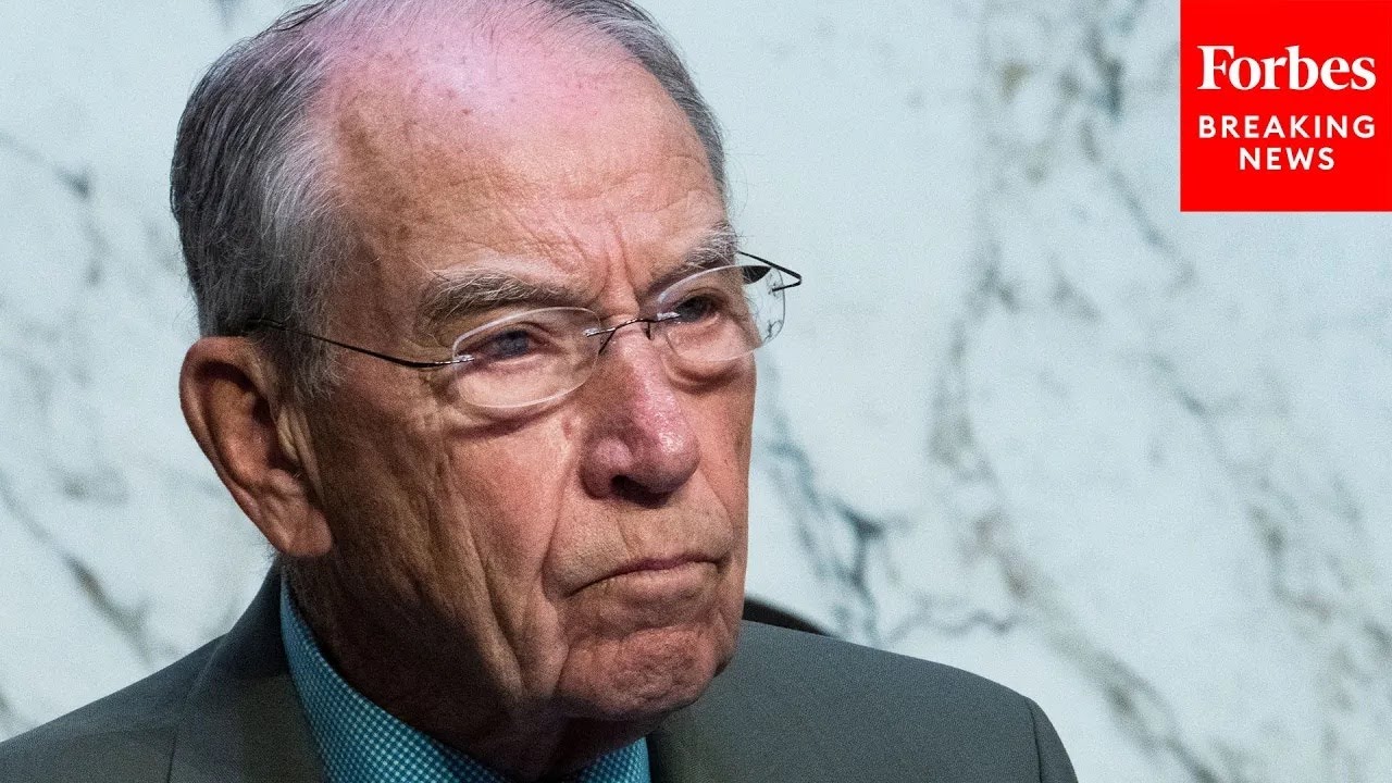 'This Is A Red Flag That We All Ought To Observe': Grassley Issues Dire Warning On Senate Floor