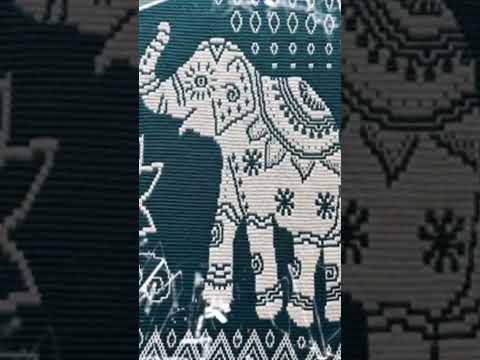 Handmade crochet mosaic