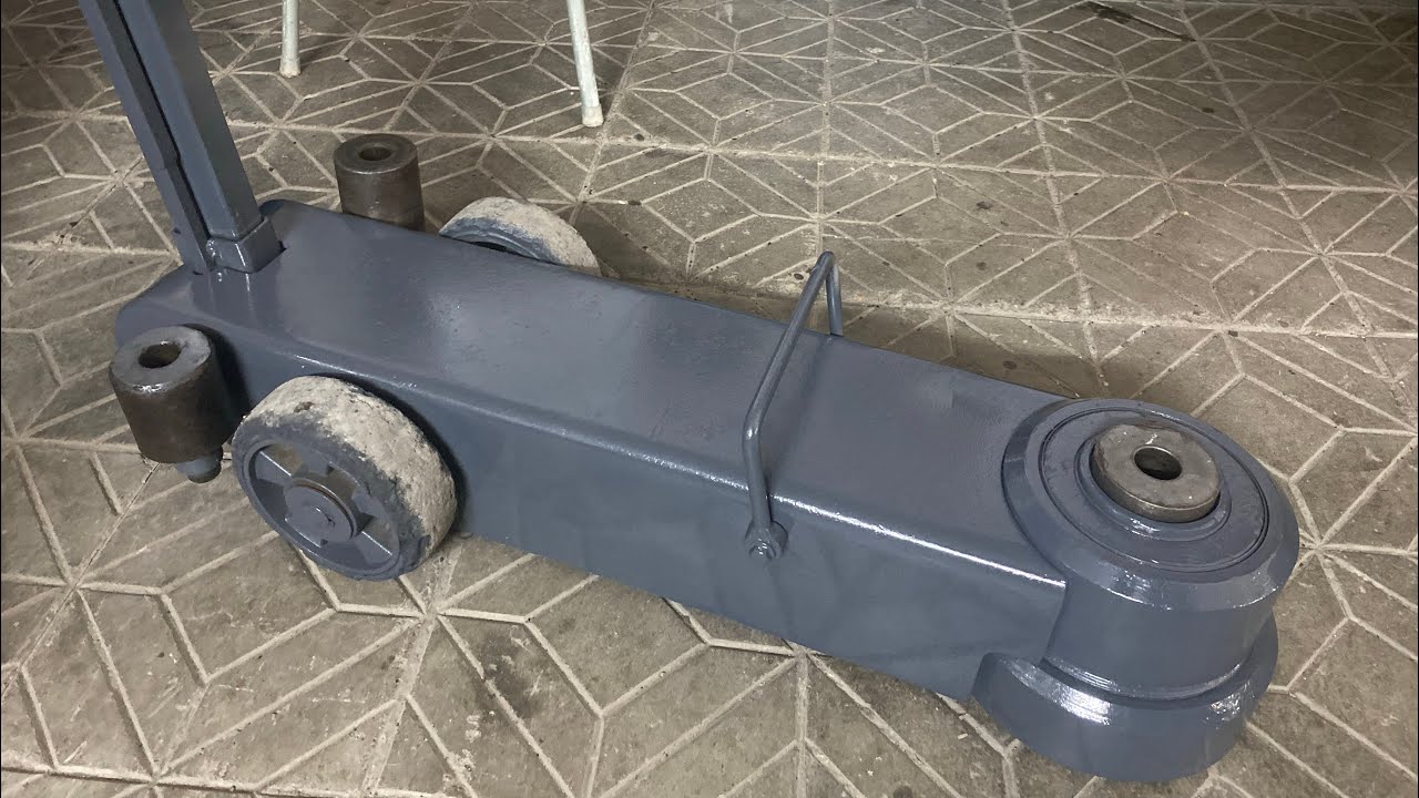 Ремонт пневмо гидравлического грузового домкрата brann - YouTube