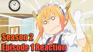 DRAGON MAID SEASON 2 IS HERE! Miss Kobayashi’s Dragon Maid Season 2 Episode 1 Reaction