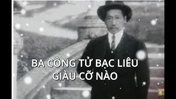HỘI ĐỒNG TRẠCH, CHA CÔNG  TỬ BẠC LIÊU GIÀU CỠ NÀO