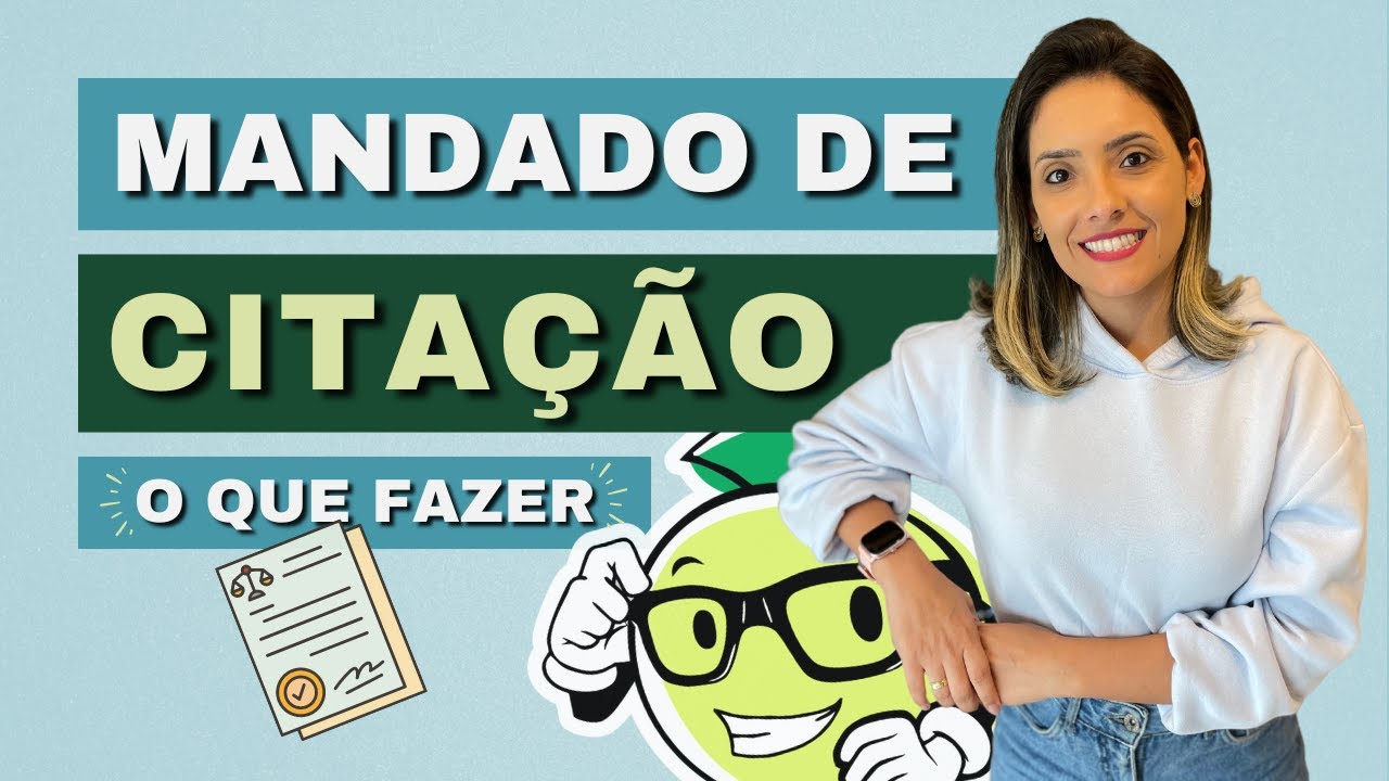 MANDADO DE CITAÇÃO O que fazer se você receber um. YouTube MANDADO DE CITAÇÃO O que fazer se você receber um. YouTube