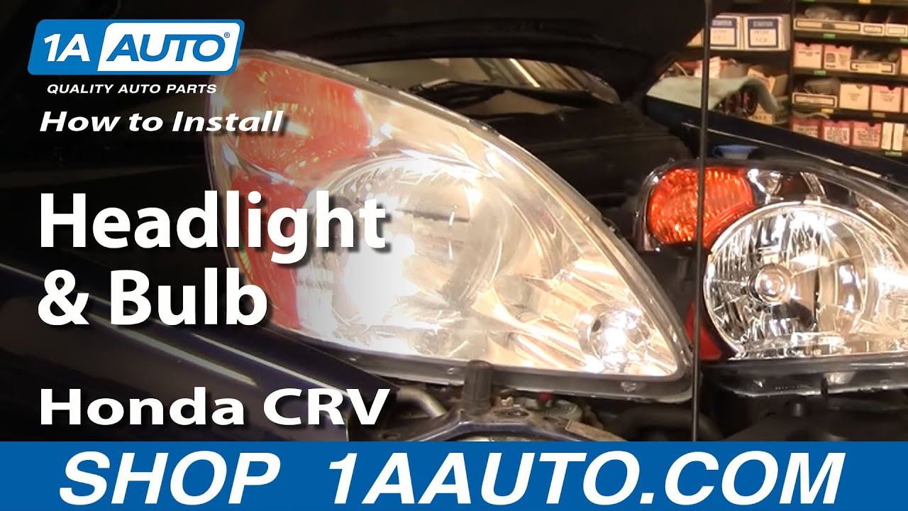 Honda Crv 2005 Headlight Bulb Replacement