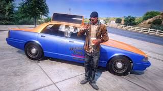 Caught an OPP LACKING while working MY TAXI in GTA 5 RP!