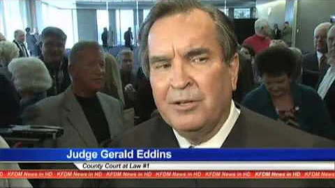 Gerald Eddins sworn in as judge