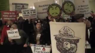 Anti-Fracking Rally (Pro Healthy Air & Water Rally) in Albany, NY