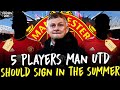 5 Players Solskjaer's Manchester United Should Sign in the Summer…