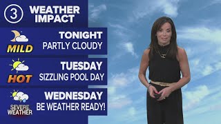 Cleveland weather: Hot and humid Tuesday with highs in the mid to upper 80s