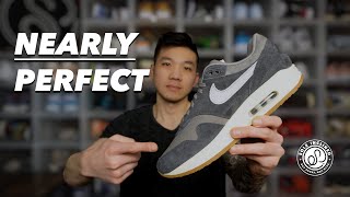 The Air Max 1 Crepe 'Soft Grey' is SO close to PERFECT. In depth review and on feet! screenshot 1