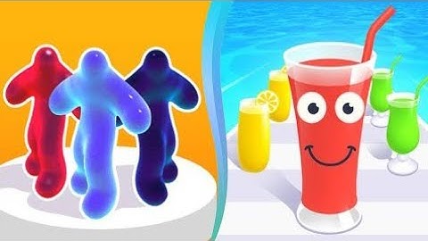 @Nozon Gaming  NOOB vs PRO vs HACKER vs GOD @BLU01 - Juice Run Gameplay | Blob Runner 3D @DaKoiNg