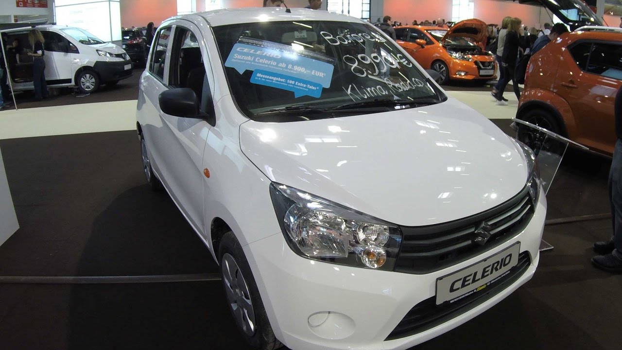 Suzuki Celerio Club 5 Door Superior White Colour Walkaround And Interior Model 2017