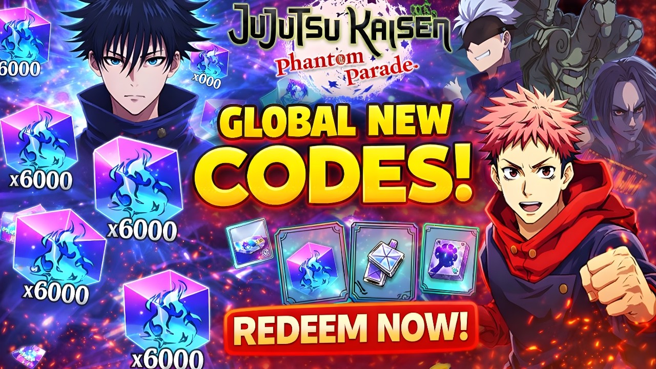 Secret Codes JuJutsu Kaisen Phantom Parade Codes Qubes 20 FEB | JJK ...