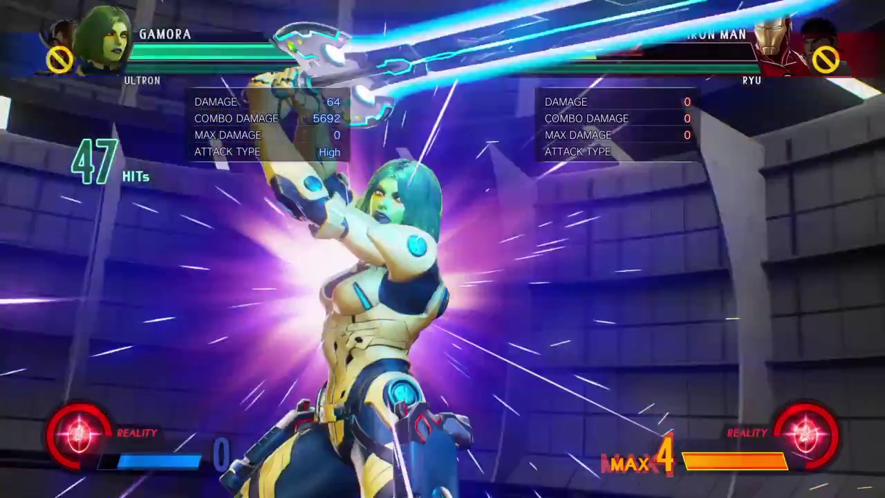 MvCi Gamora 7K 0 Meter Start Combo by Thiagokain