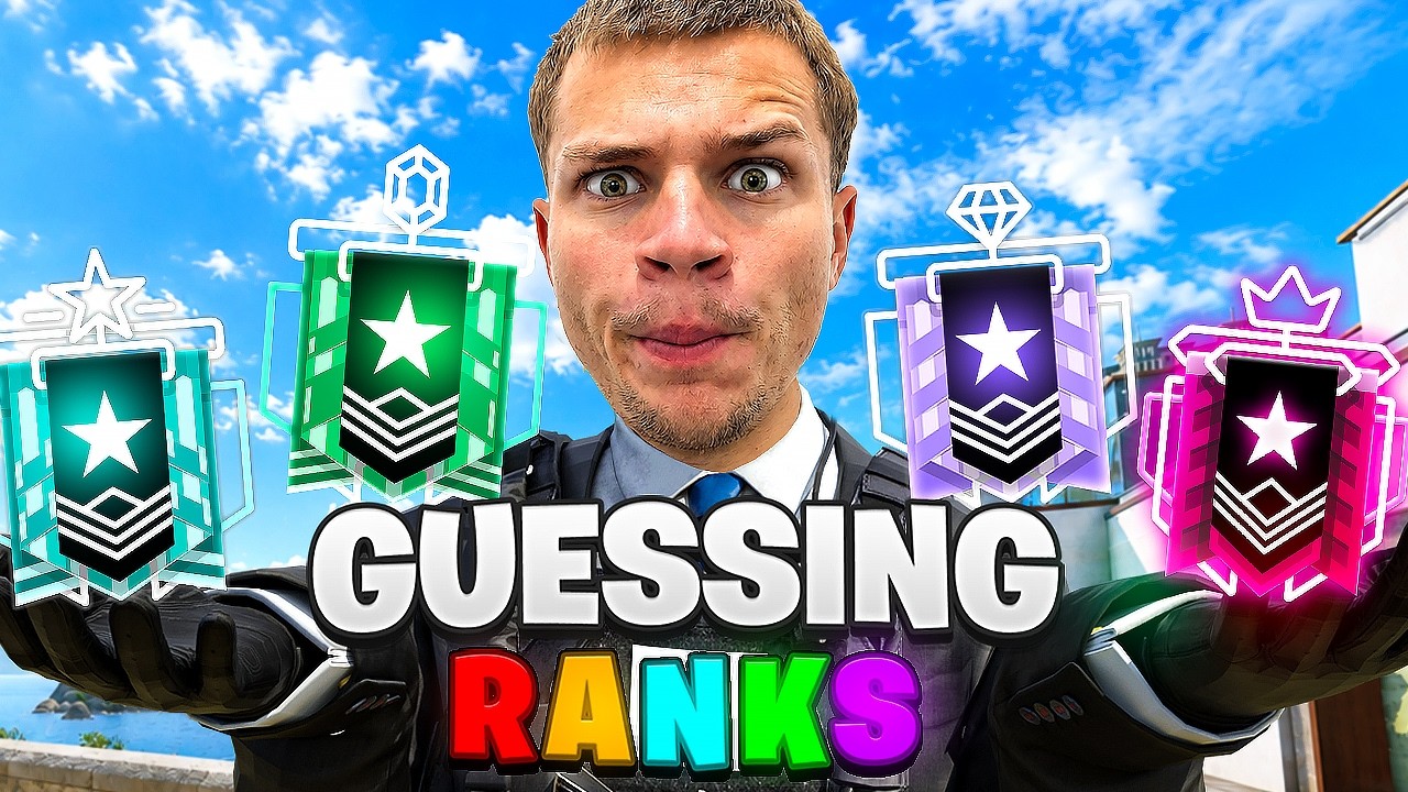 IMPOSSIBLE GUESSING RANKS (Rainbow Six Siege)