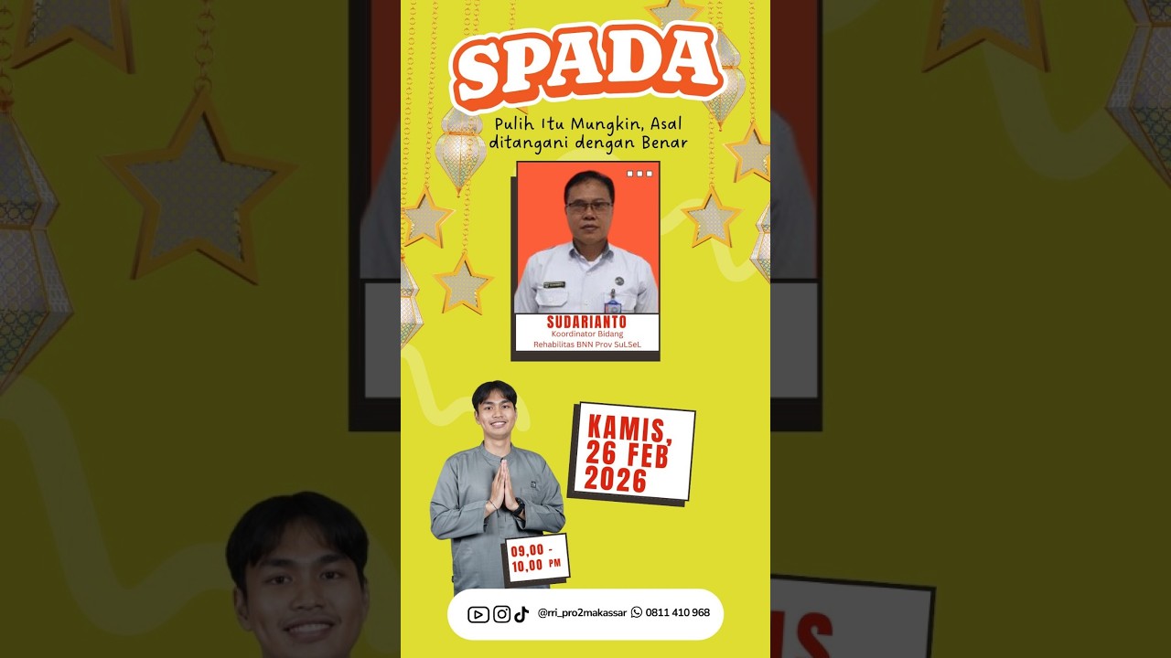 Pulih itu mungkin, Asal Ditangani Dengan Benar Kamis, 26 Februari 2026