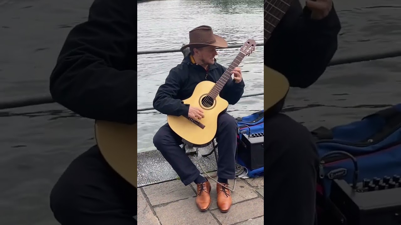 Busker at Switzerland 