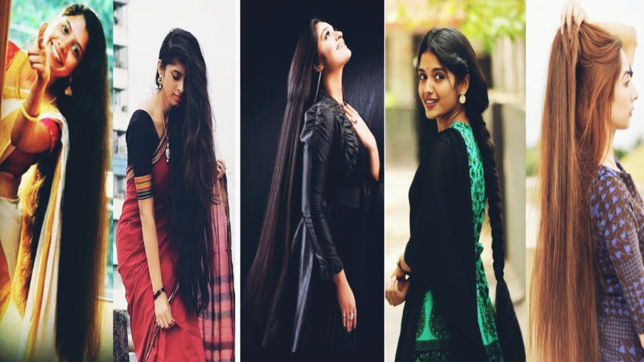 beautiful long hair photo poses 
