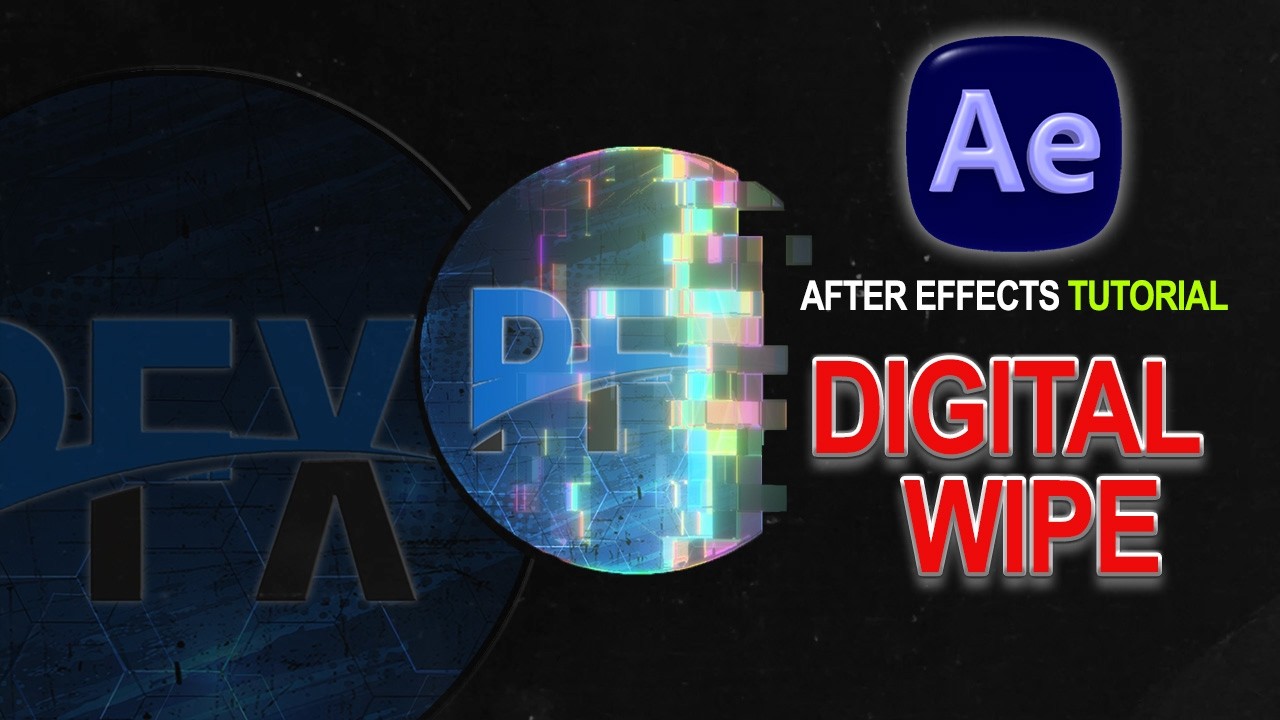 AFTER EFFECTS - DIGITAL WIPE TUTORIAL #aftereffects #tutorial # ...