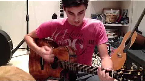 Guitar Lesson -Big Black Horse and a Cherry Tree- intro/ver