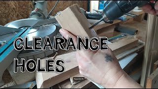 Clearance Holes
