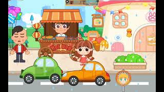 playing ice bunny snow world game and they copied toca life world screenshot 1