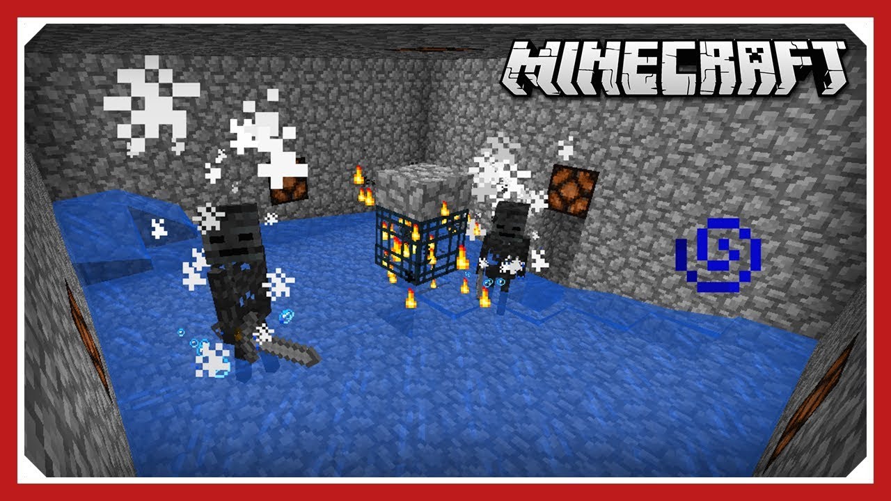 Minecraft E124: Wither Skeleton Farm! | 1.13.1 Vanilla Data Pack ...