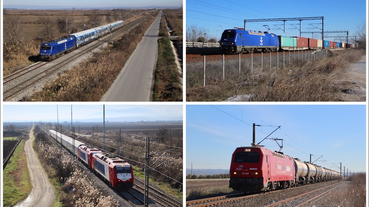 Trains in Platy, Akropotamos, & Thessaloniki, Greece - 14/1/26
